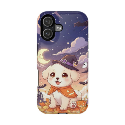 Halloween cute puppy anime style 2 Magnetic Impact-Resistant Phone Case, Cute Dog Design, Pet Owner Gift, Animal Lover Accessory, Birthday Gift for Dog Lovers