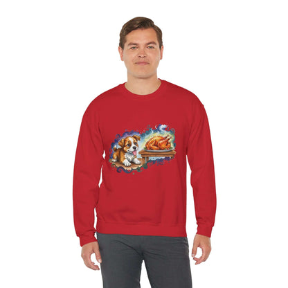 Watercolor Dog painting Unisex Crewneck Sweatshirt style 3