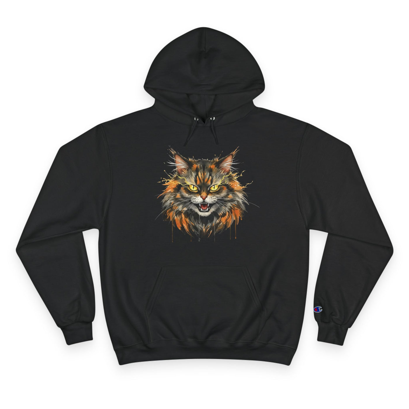 Mad Cat style 1 Men and Women Champion Hoodie