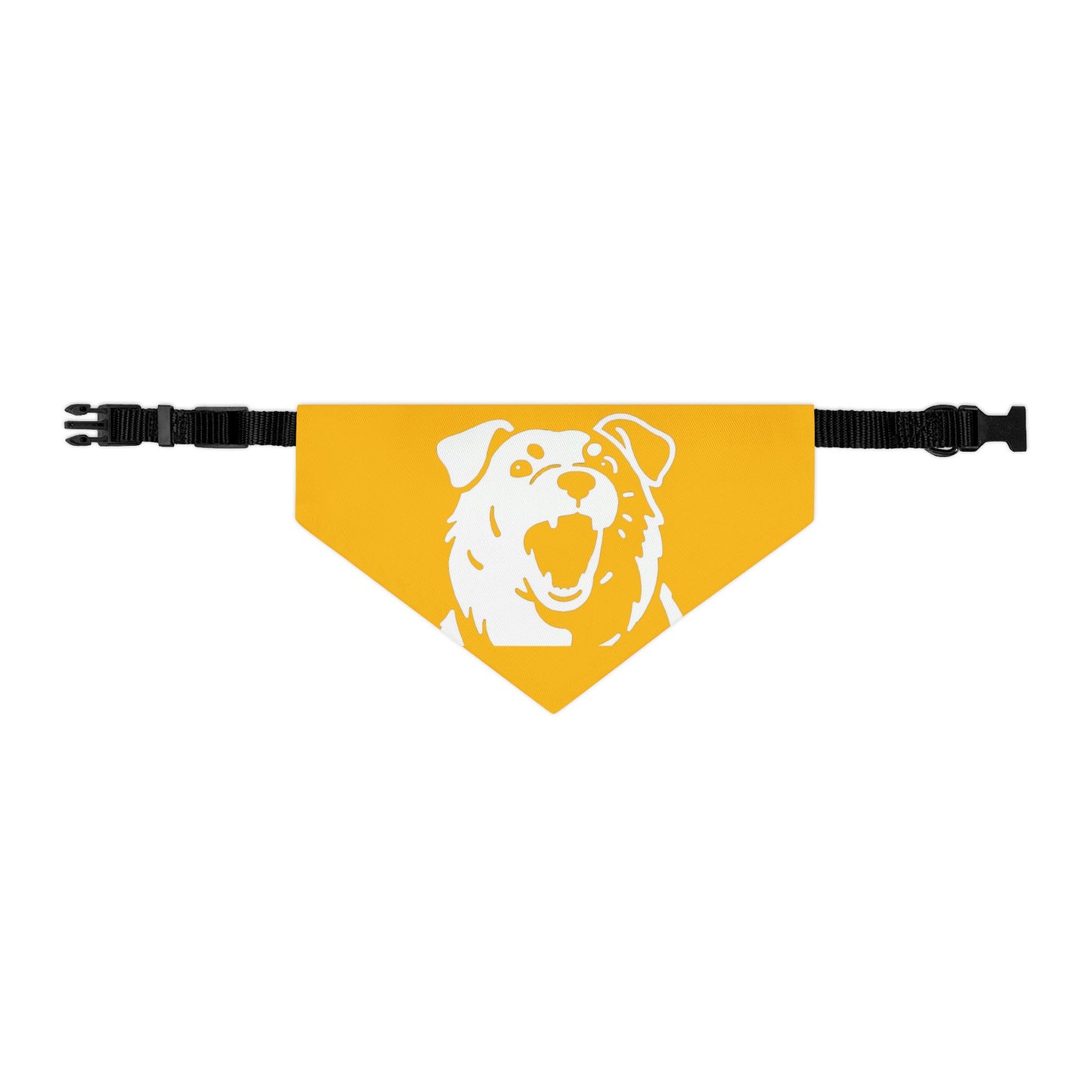 Dog Head Bandana Collar Cats and Dogs Accessory Yellow