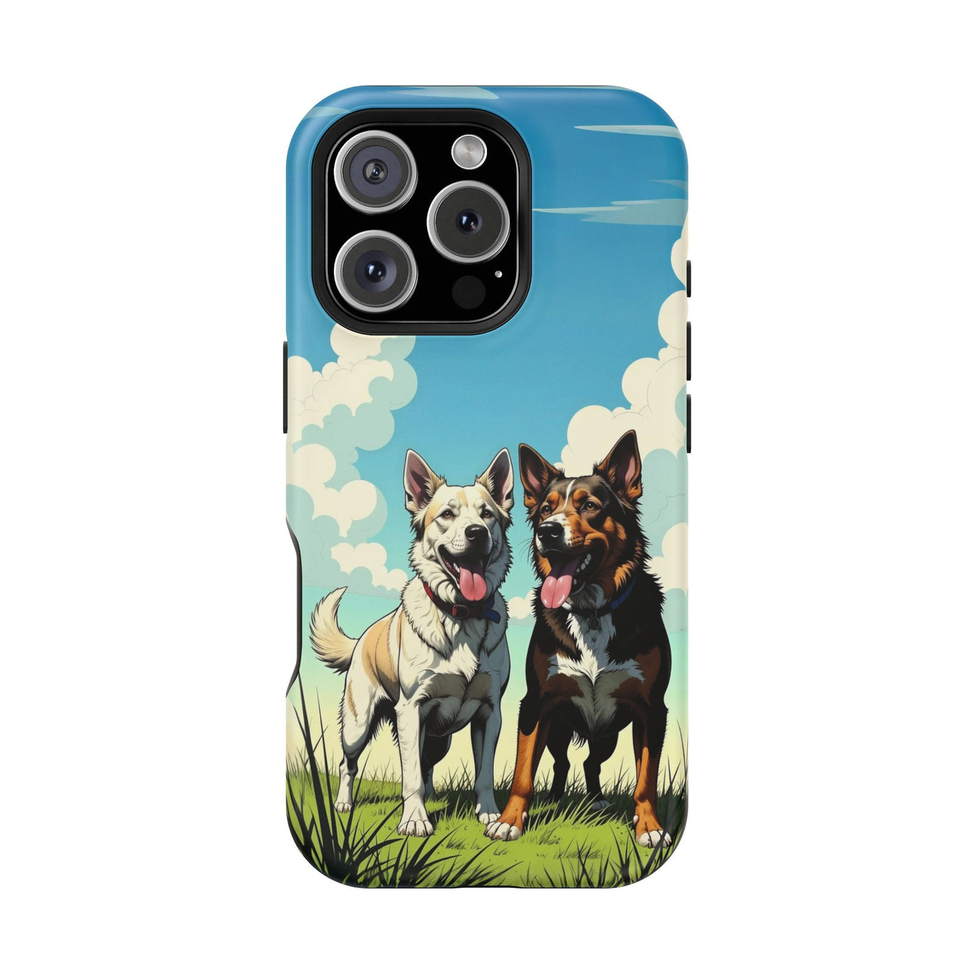Dog Lovers' Magnetic Impact-Resistant Phone Case comic style 1, Cute Dog Design, Pet Owner Gift, Animal Lover Accessory, Birthday Gift for Dog Lovers