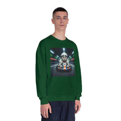 Go Kart Cat Unisex NuBlend Crewneck Sweatshirt style 2