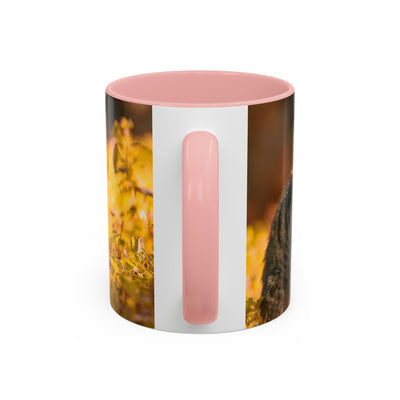 Golden Autumn Cat Coffee Mug - Cute Cat Mug, Nature Lover Gift, Cozy Kitchen Decor, Fall Drinkware, Cat Lover Gift