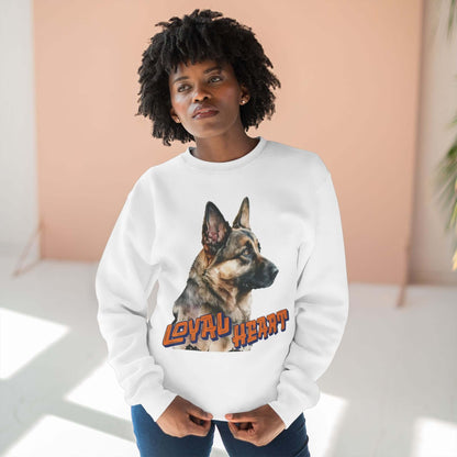 Loyal Heart Dog Lover Unisex Crewneck Sweatshirt style 2