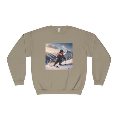 Skiing Cat Unisex NuBlend® Crewneck Sweatshirt