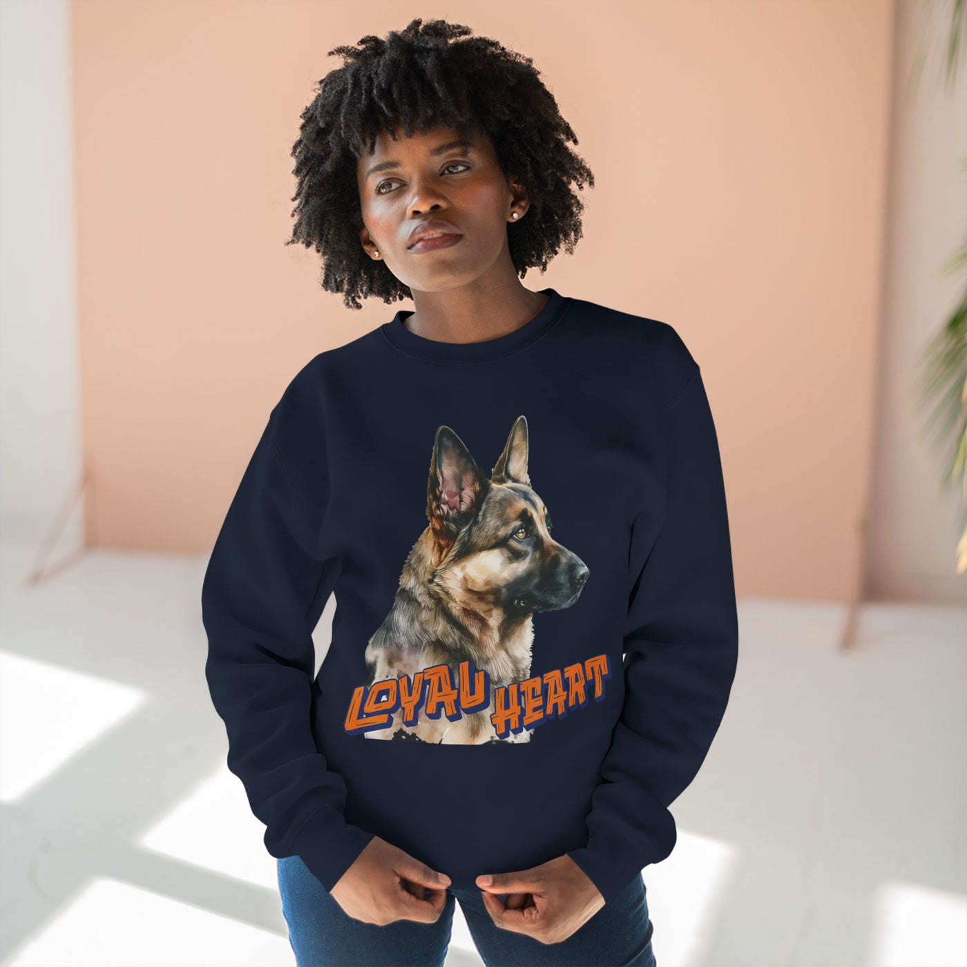 "Loyal Heart" Dog Lover style 2 Unisex Crewneck Sweatshirt