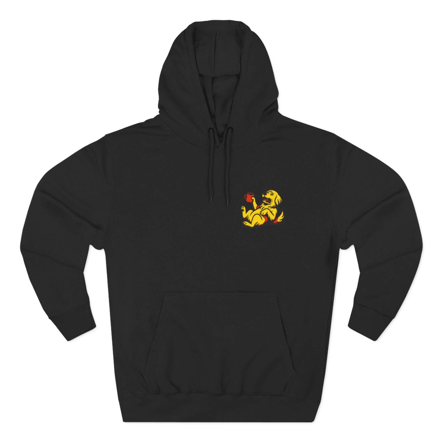 Where is my coffee Coffee-Loving Dog Fleece Pullover Hoodie style 2
