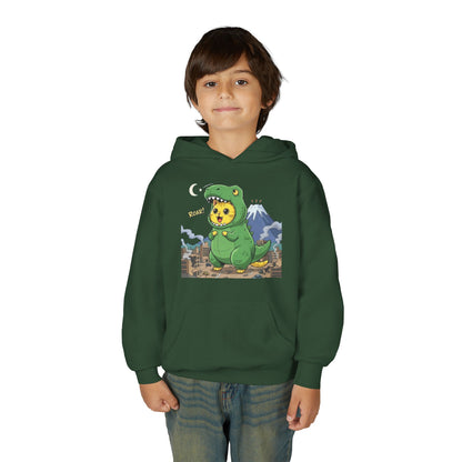 Cat cosplay Godzilla Unisex Kids Hoodie style 1