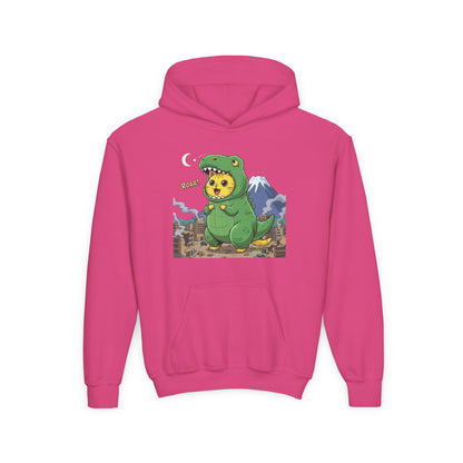 Cat cosplay Godzilla Unisex Kids Hoodie style 1
