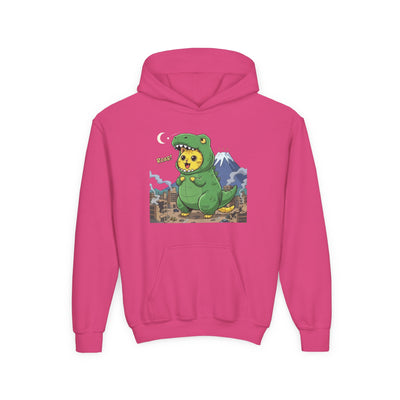 Cat cosplay Godzilla style 1 Unisex Kids Hoodie - Fun & Cozy Heavy Blend Sweatshirt with Cute Design