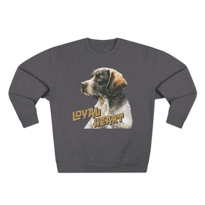 Loyal Heart Dog Lover Unisex Crewneck Sweatshirt style 4