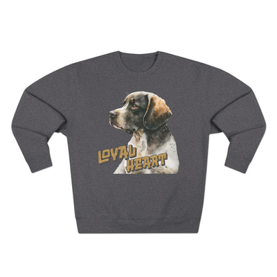 "Loyal Heart" Dog Lover style 4 Unisex Crewneck Sweatshirt
