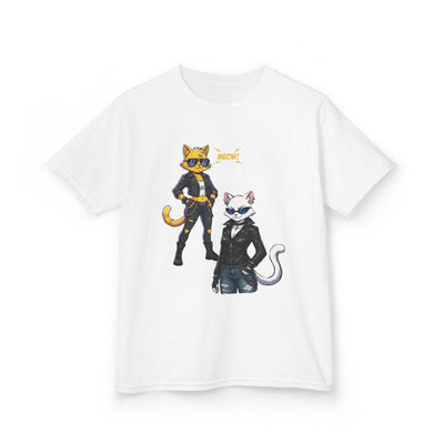 Cool Cat Girls Unisex Kids Heavy Cotton™ Tee