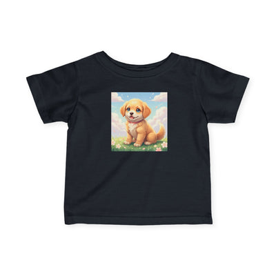 Cute Puppy style 1 Infant Tee, Baby T-Shirt, Dog Lover Gift, Toddler Top, Kids Apparel, Animal Print Shirt