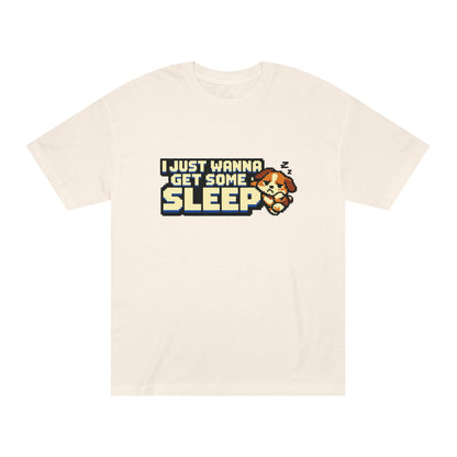 I Just Wanna Get Some Sleep Cute Sleeping Puppy Graphic T‑Shirt