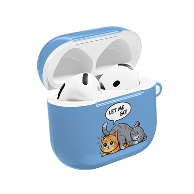 “Let Me Go!” style 3 Cute Cats AirPods Gen 4 Case