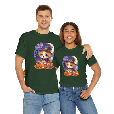 Halloween cute puppy anime style 1 Unisex Tee - Cute Dog T-Shirt for Pet Lovers, Dog Owners, Sports Enthusiasts, Gifts for Animal Lovers, Casual Everyday Wear