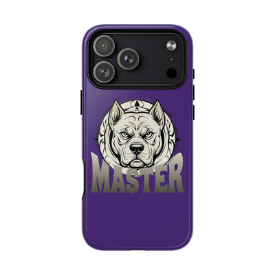 Master Dog Purple Tough Magnetic iPhone 17 / 17 Air / Pro / Pro Max Protective Case support MagSafe