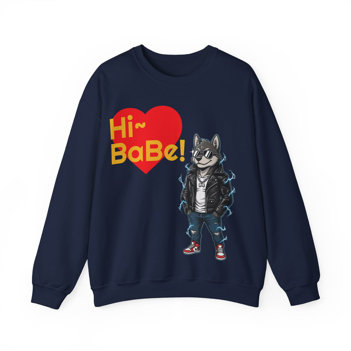 Cool Dog style 3 Unisex Crewneck Sweatshirt | Cozy Gift for Dog Lovers, Casual Wear, Unique Graphic Sweatshirt, Birthday Gift, Everyday Style