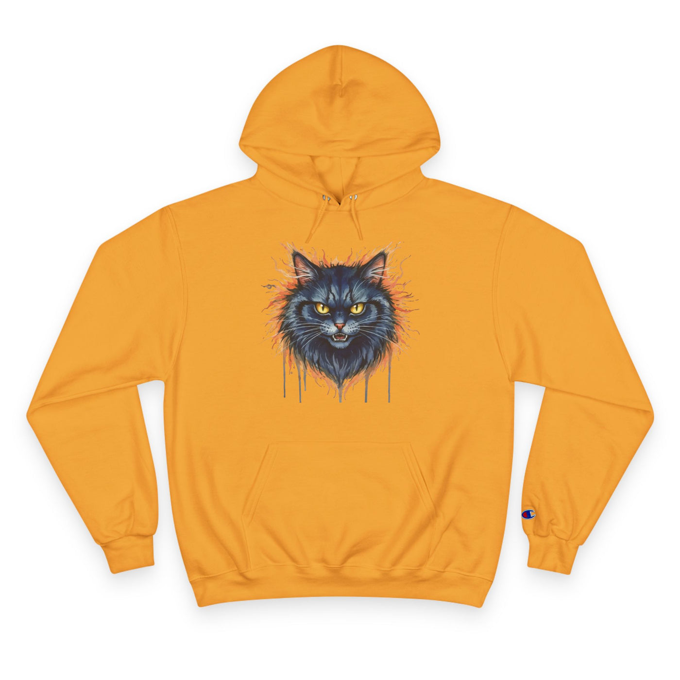 Mad Cat style 2 Men and Women Champion Hoodie
