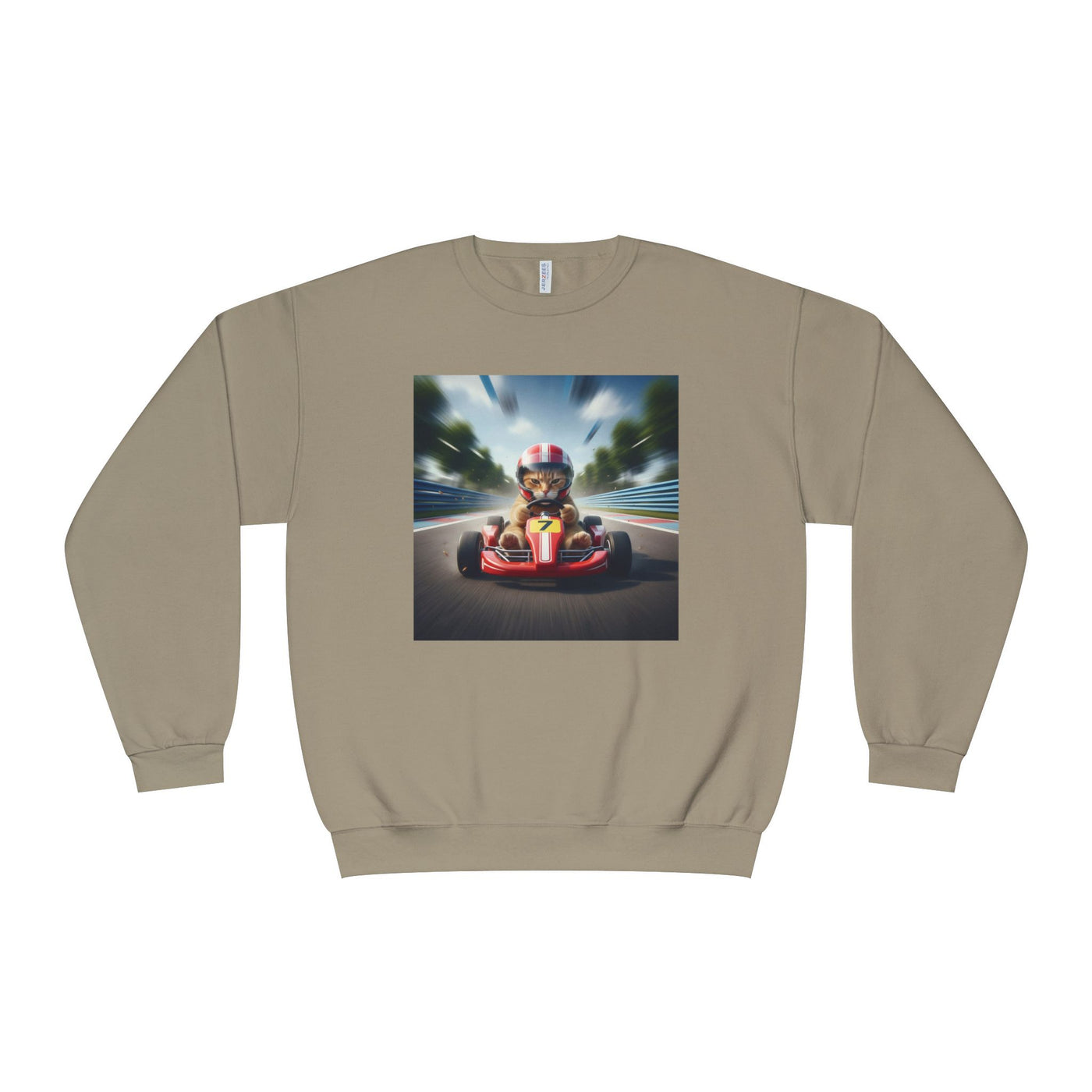 Go Kart Cat style 3 Unisex NuBlend® Crewneck Sweatshirt