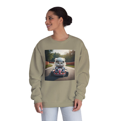 Go Kart Cat style 1 Unisex NuBlend® Crewneck Sweatshirt