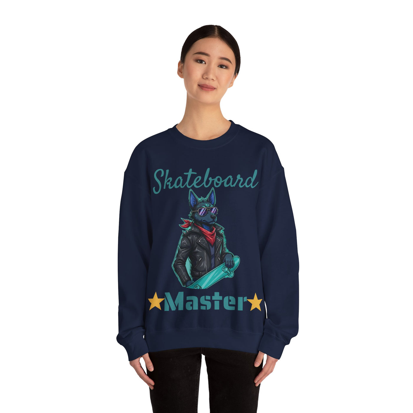 Cool Dog style 4 Unisex Crewneck Sweatshirt | Cozy Gift for Dog Lovers, Casual Wear, Unique Graphic Sweatshirt, Birthday Gift, Everyday Style