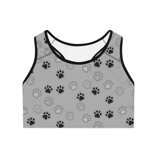 Cat Paw Print Women Fitness Activewear Sports Bra style 1