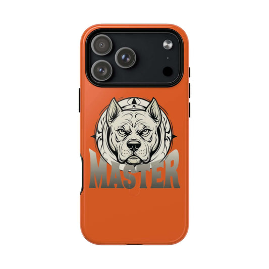 Master Dog Orange Tough Magnetic Protective Case iPhone 17 series