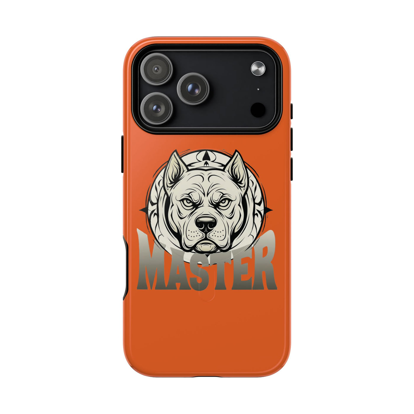 Master Dog Orange Tough Magnetic iPhone 17 / 17 Air / Pro / Pro Max Protective Case support MagSafe