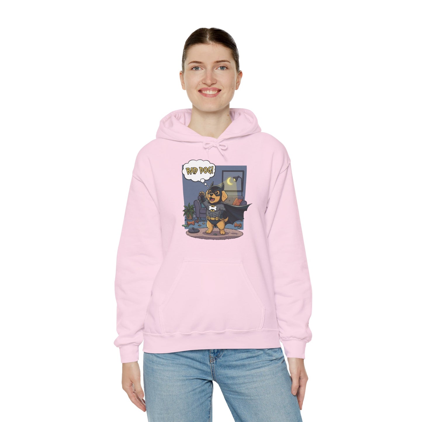 Dog cosplay Batman Funny Design Unisex Hoodie style 1