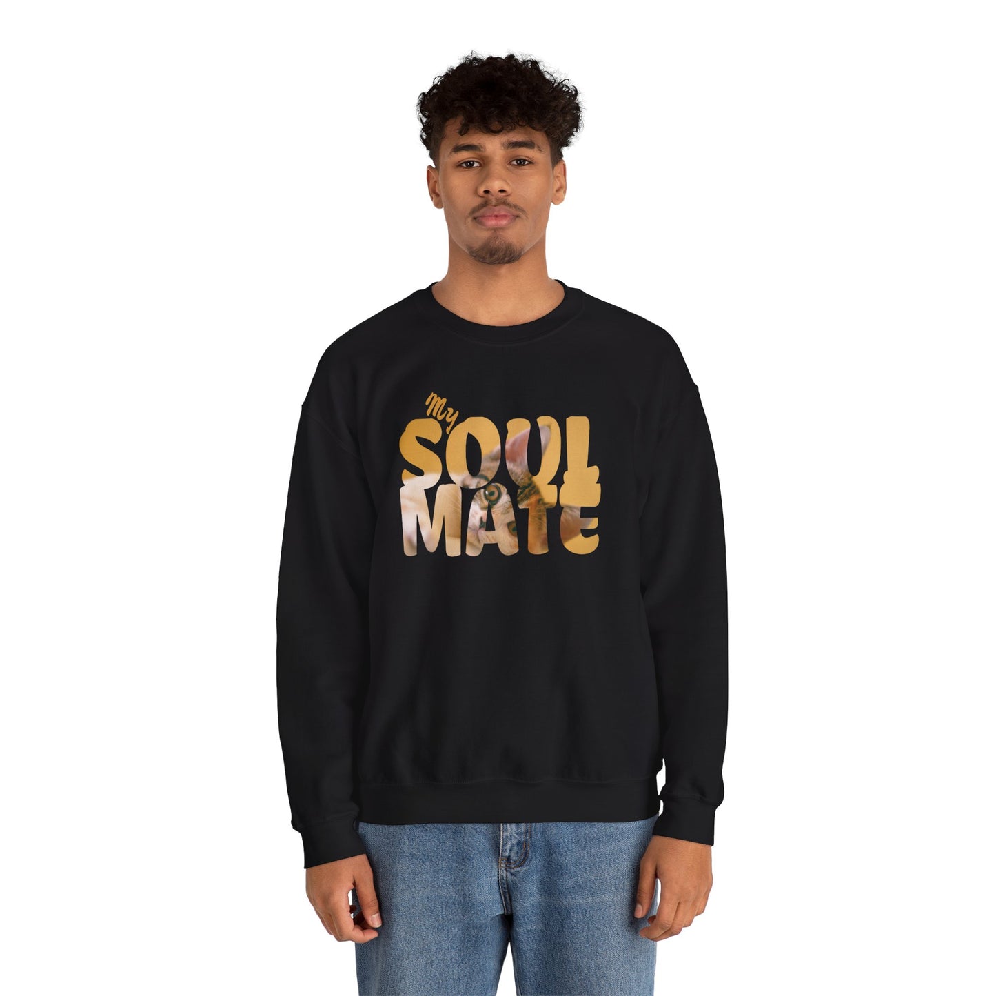 Cat My Soulmate Unisex Crewneck Sweatshirt