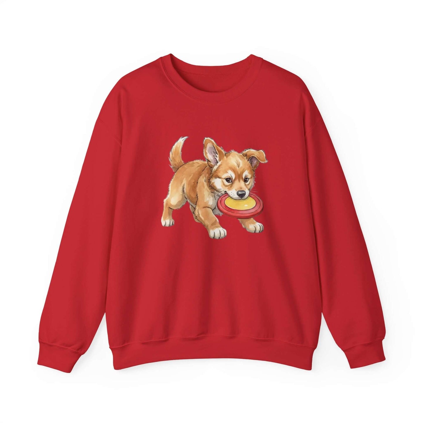 Watercolor Dog painting Unisex Crewneck Sweatshirt style 5