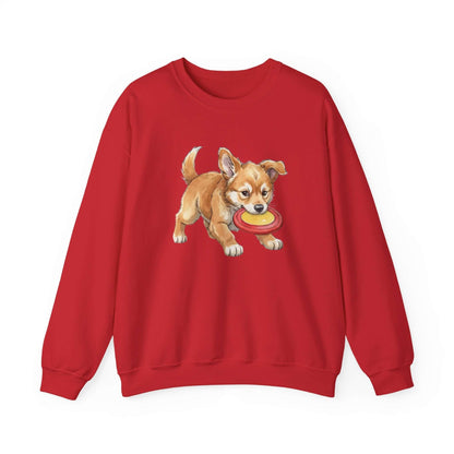 Watercolor Dog painting Unisex Crewneck Sweatshirt style 5