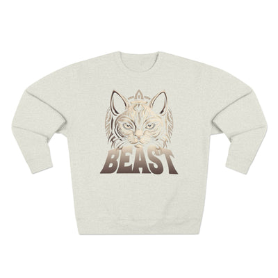 "Beast" Cat Lover style 3 Unisex Crewneck Sweatshirt