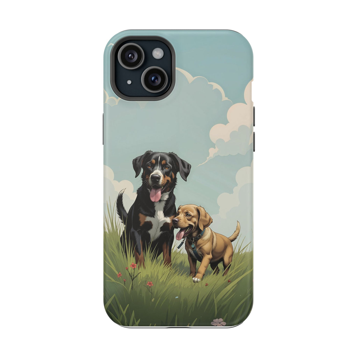 Dog Lovers' Magnetic Impact-Resistant Phone Case comic style 4, Cute Dog Design, Pet Owner Gift, Animal Lover Accessory, Birthday Gift for Dog Lovers