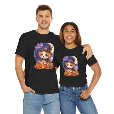 Halloween cute puppy anime style 1 Unisex Tee - Cute Dog T-Shirt for Pet Lovers, Dog Owners, Sports Enthusiasts, Gifts for Animal Lovers, Casual Everyday Wear