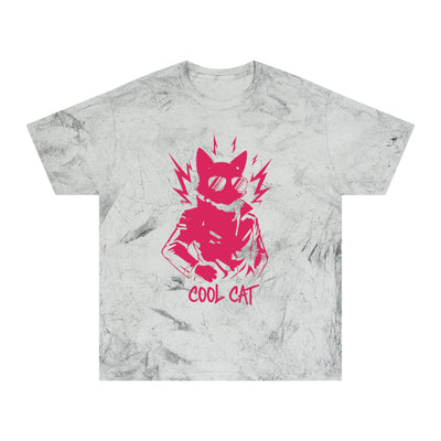 Red Cool Cat Unisex T-Shirt - Vibrant Graphic Tee, Gift for Cat Lovers, Casual Wear, Streetwear, Unique Style