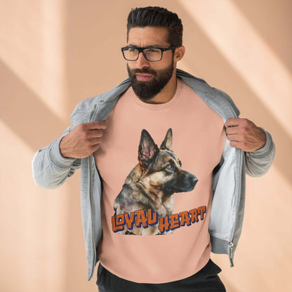 Loyal Heart Dog Lover Unisex Crewneck Sweatshirt style 2