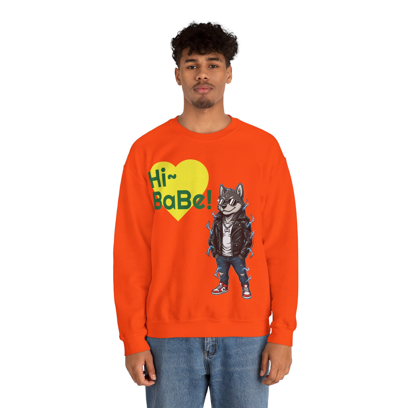 Cool Dog style 3 Unisex Crewneck Sweatshirt | Cozy Gift for Dog Lovers, Casual Wear, Unique Graphic Sweatshirt, Birthday Gift, Everyday Style