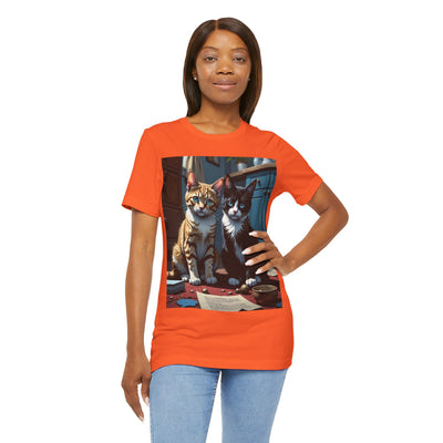 Adorable Cat Lovers Tee style 1- Cute Cat Graphic Tee, Pet Lover Gift, Animal T-Shirt, Birthdays, Cat Enthusiasts, Everyday Wear