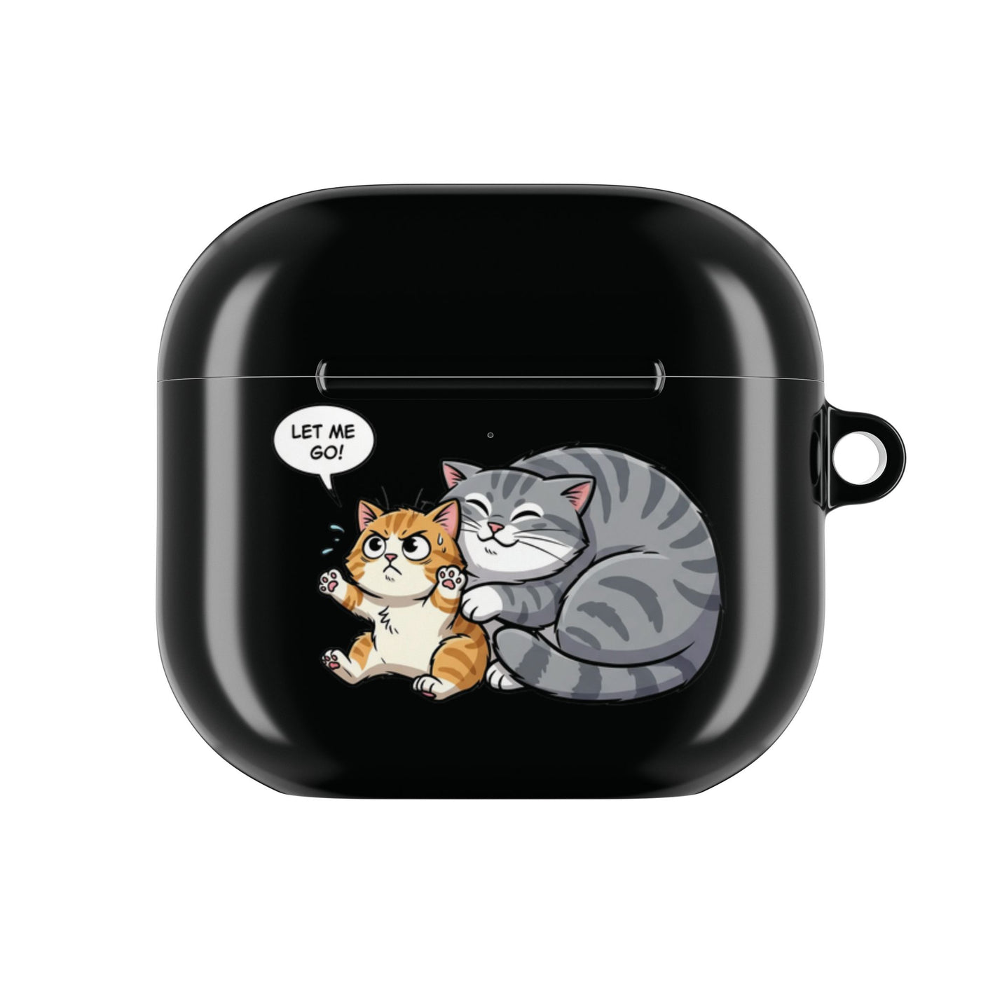 “Let Me Go!” style 1 Cute Cats AirPods Gen 4 Case