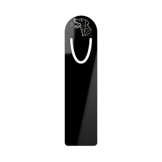 Black Dog Lover Bookmark: Gift for Pet Owners, Reading Accessory, Book Marker for Dog Lovers, Unique Gift Idea, Animal Lover