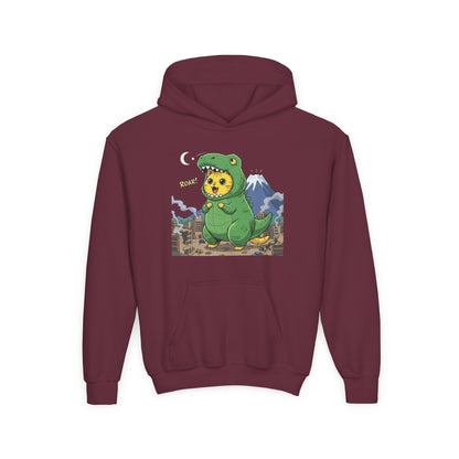 Cat cosplay Godzilla Unisex Kids Hoodie style 1