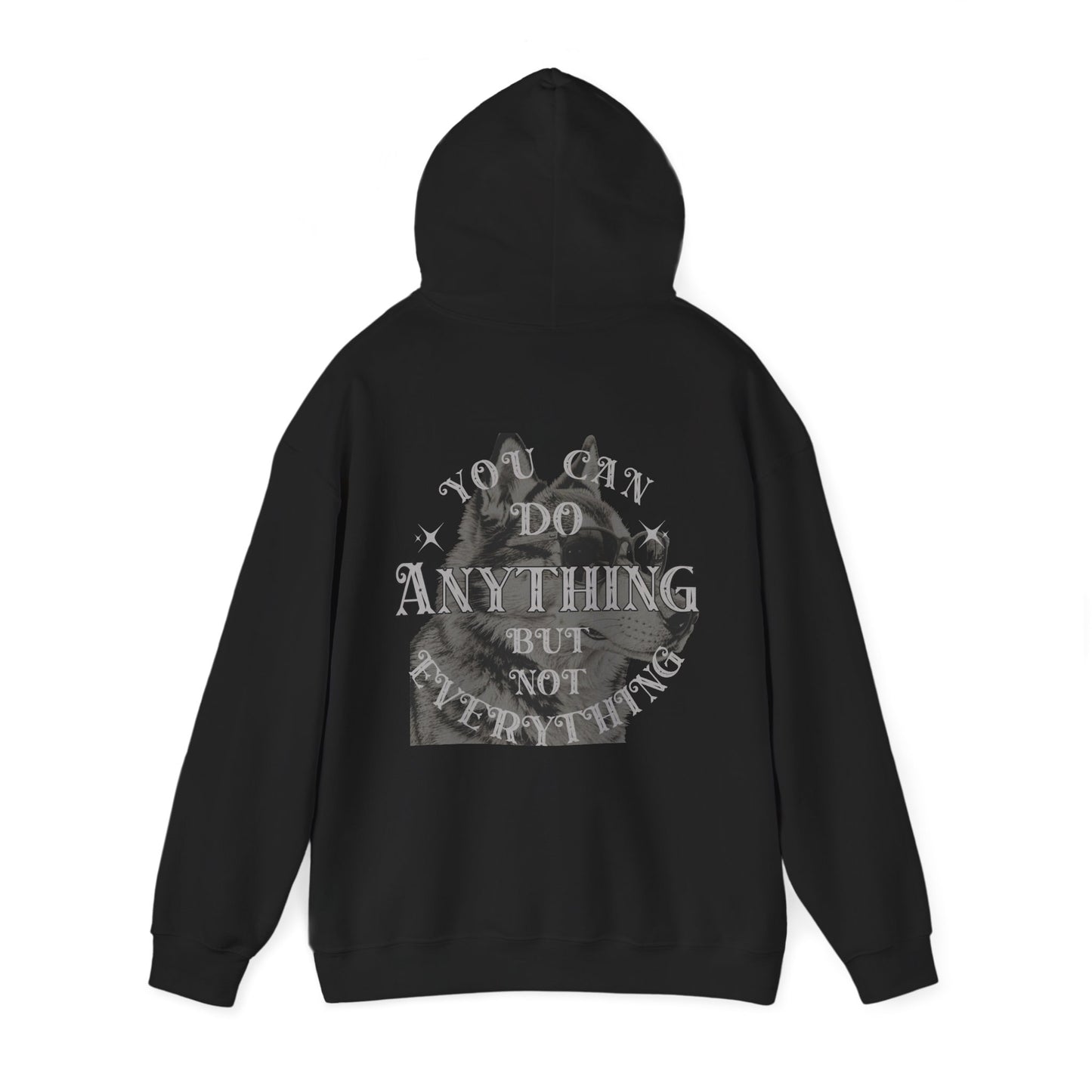 Dog Lover plus Slogan on Back Unisex Pullover Hoodie featuring a thoughtful graphic on the back.