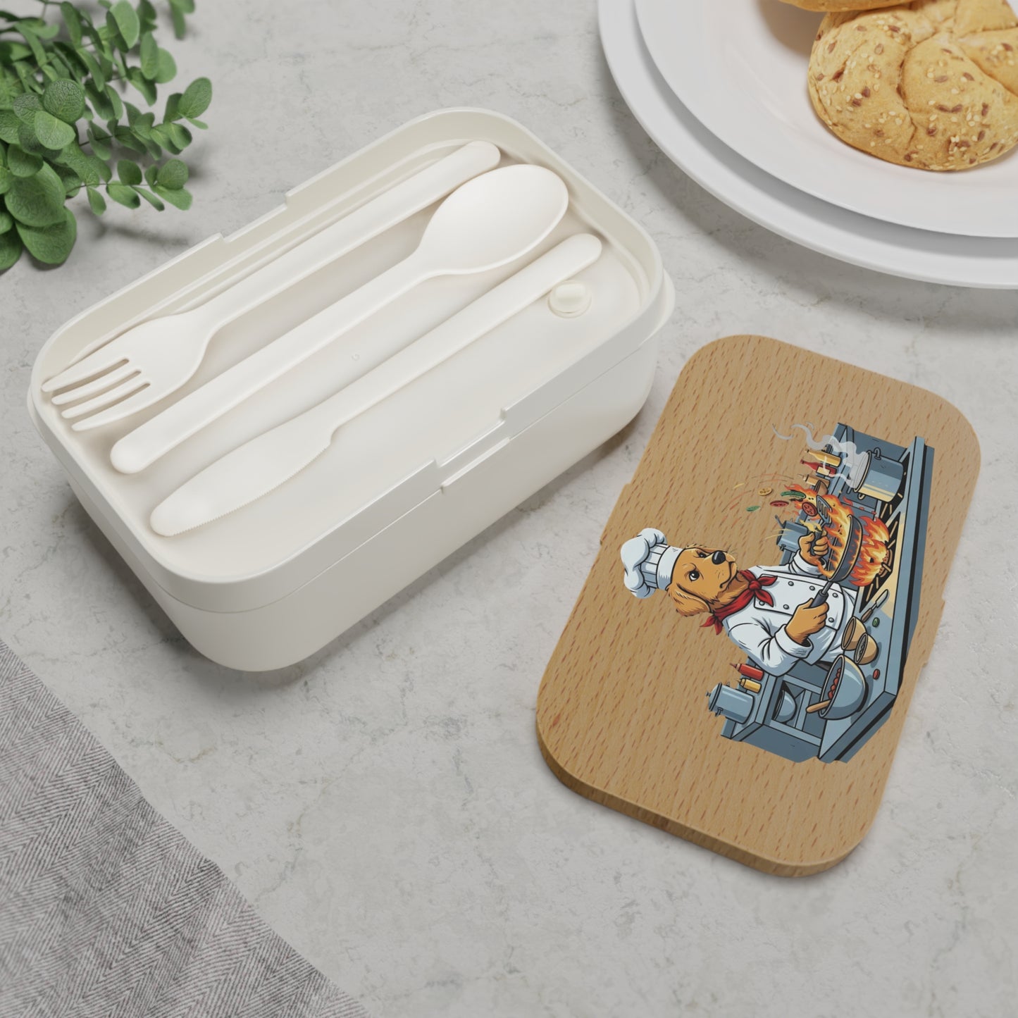 Cute Dog Themed Bento Lunch Box style 2