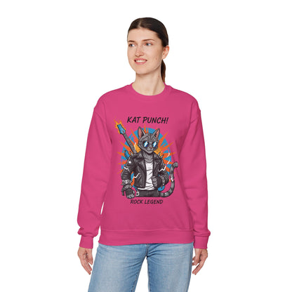 Cool Cat Unisex Heavy Blend Crewneck Sweatshirt style 1