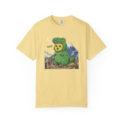 Cat cosplay Godzilla Funny Design Unisex T-Shirt style 1