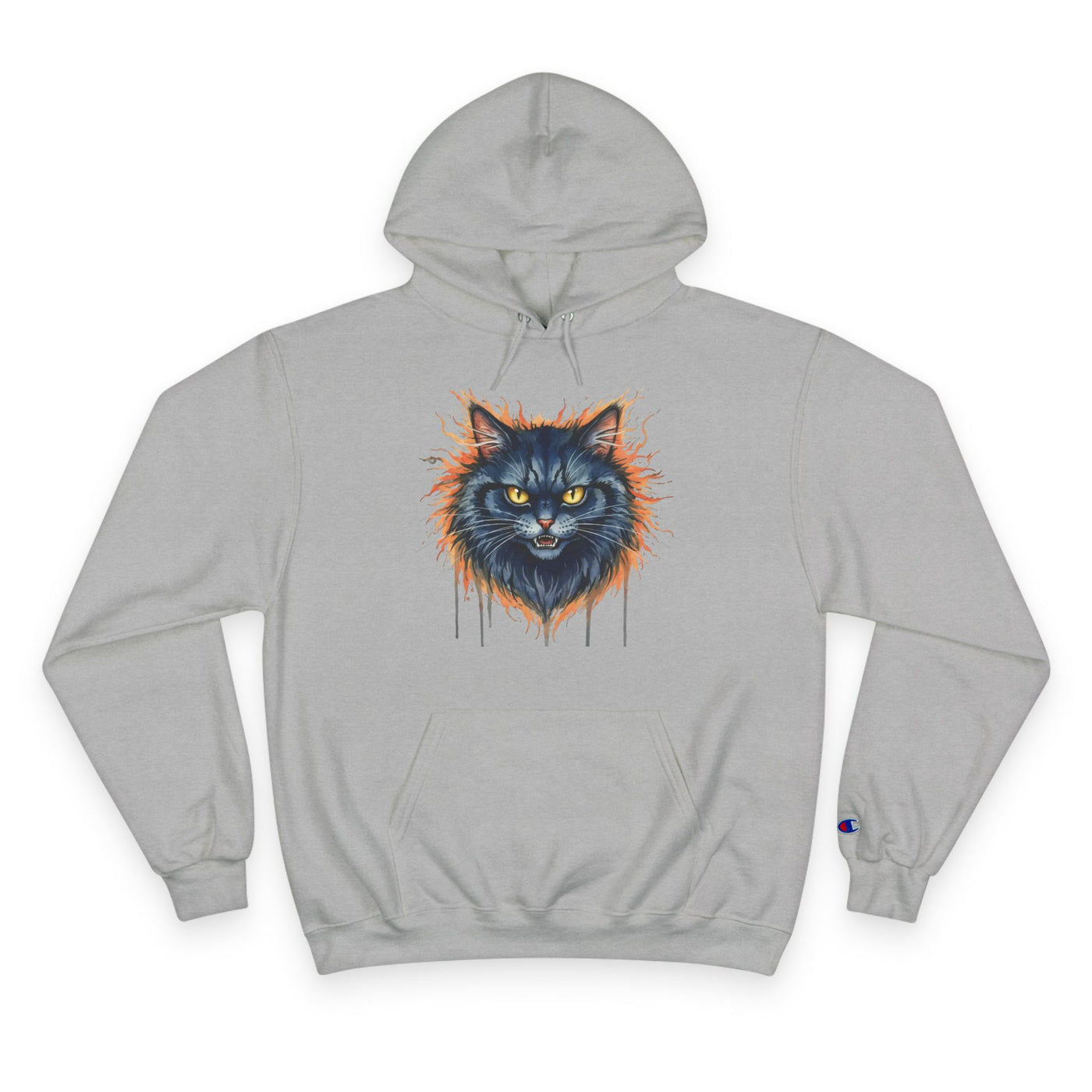 Mad Cat style 2 Men and Women Champion Hoodie