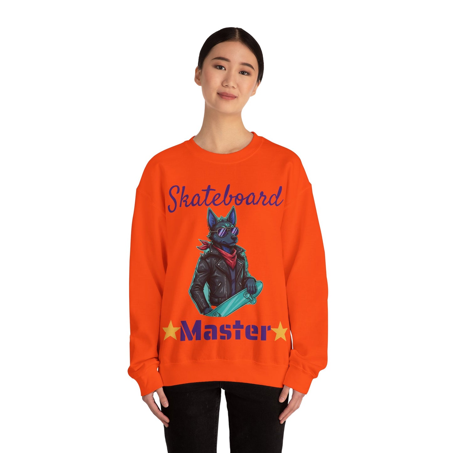 Cool Dog Unisex Heavy Blend Crewneck Sweatshirt style 4
